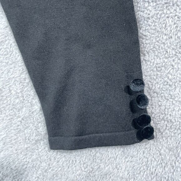 NEW Michael Kors Womens L Crewneck Lace Long sleeve Knit Top Black - Picture 7 of 9